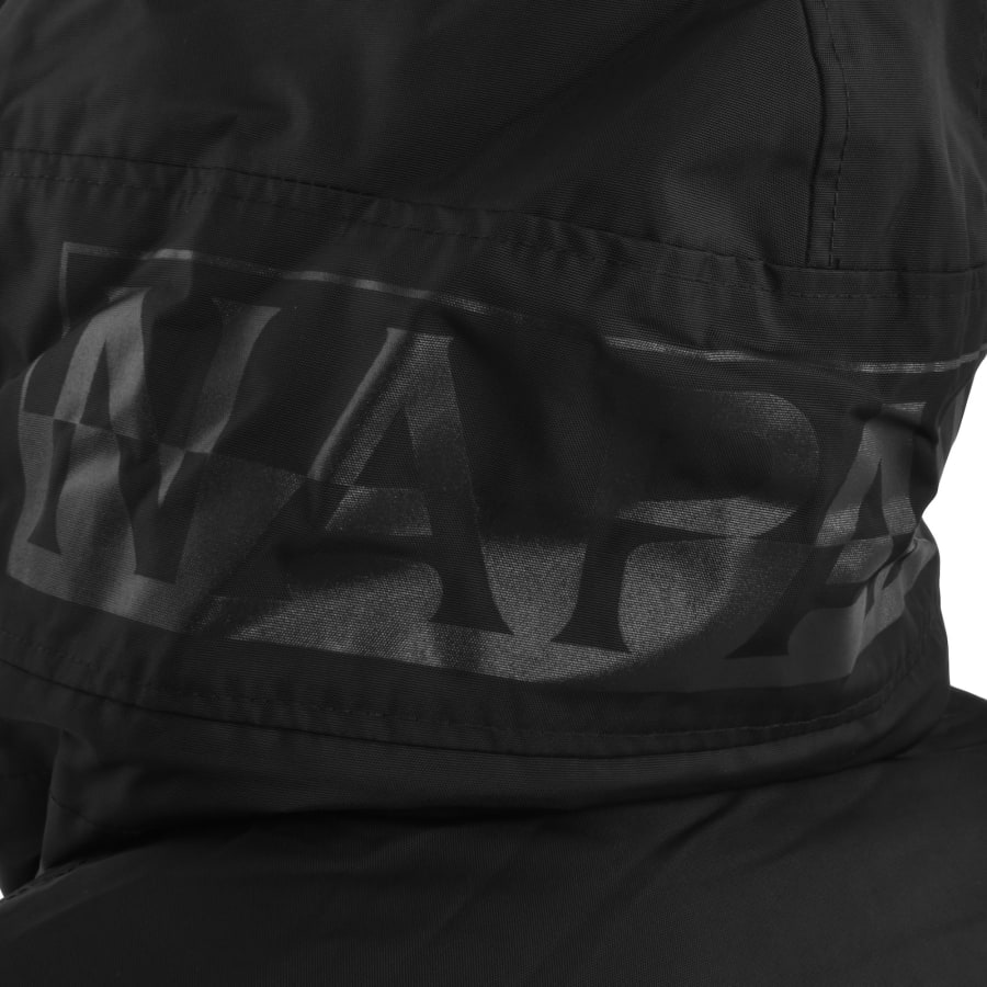 Napapijri Black Polyester Men s Jacket IT46 M Black
